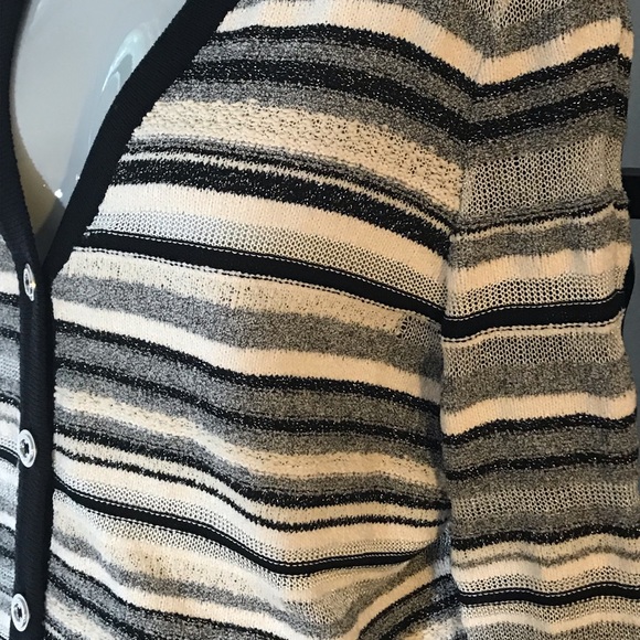 St.John Striped Button Cardigan - Picture 8 of 8